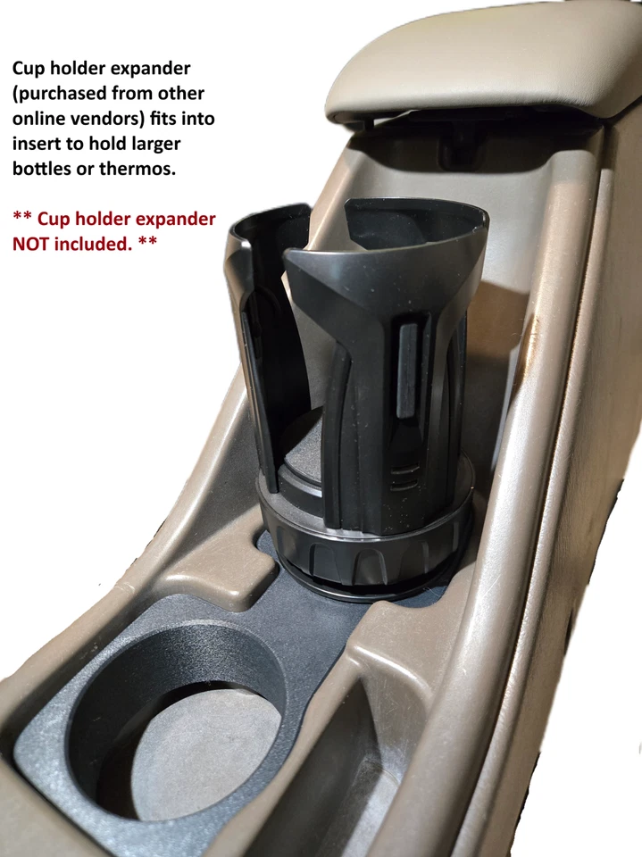 98-00 Tacoma Portavasos Inserto Círculo Cuadrado, Impresión 3D Reforzada, Resistente a los UV Foto 4 de 4