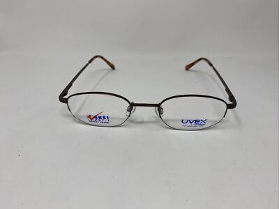 UVEX BY SPERIAN EXTS2A DKB DARK BROWN 48/21/140 FLEX HINGE EYEGLASSES FRAME MA98