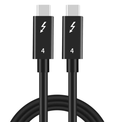 Thunderbolt 4 KABEL 2m | KOSTENLOSE LIEFERUNG | Display | Daten | Strom | USB C 4.0