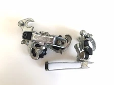 Vintage Sachs Huret Derailleur Set Front + Rear 1583/1383 24 Dents 28Teeth