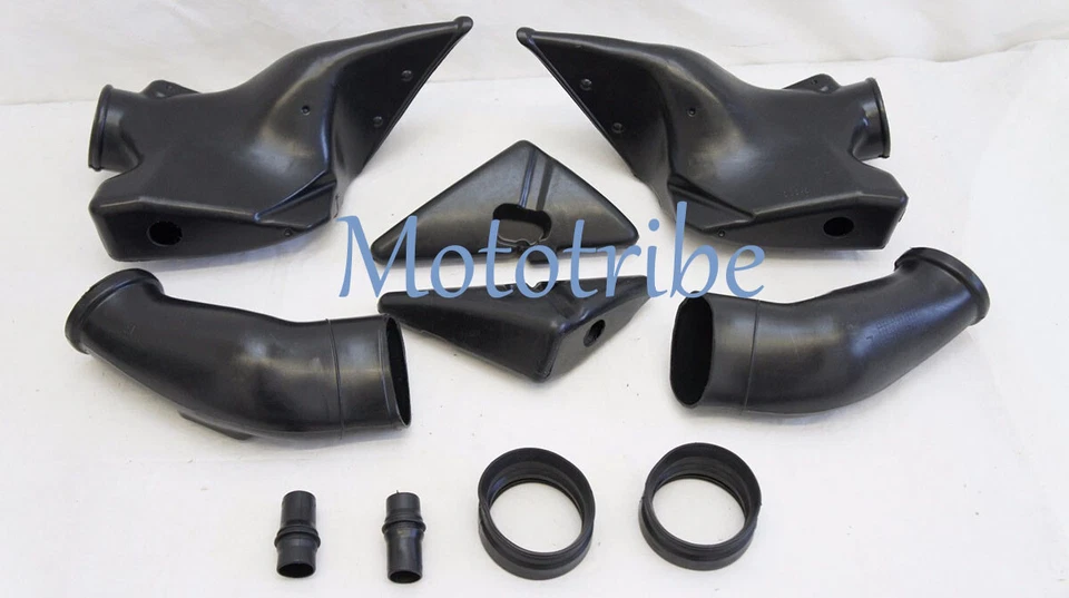 Ram Air Intake Tube Duct for Honda CBR600RR F5 2005 2006 Unpainted Black 05 06 Foto 2 de 3