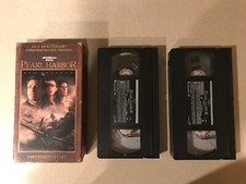 Pearl Harbor VHS, 2001, 2 Tape Set Ben Affleck, Kate Beckinsale, Josh Hartnett
