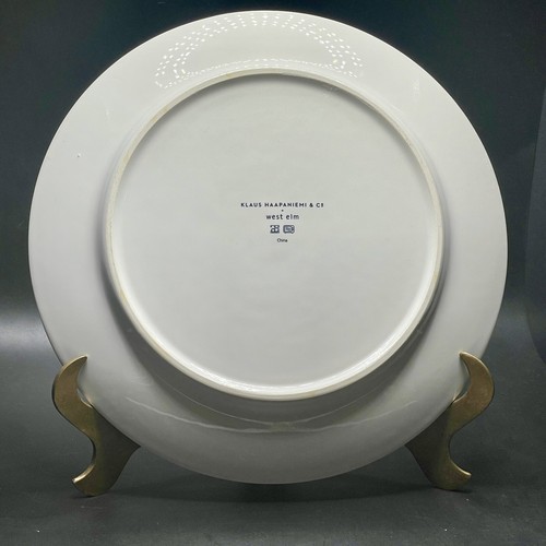 RARE West Elm Klaus Haapaniemi 9” Plates Nordic Rabbit Bunny Discontinue Set 6 - Picture 13 of 17