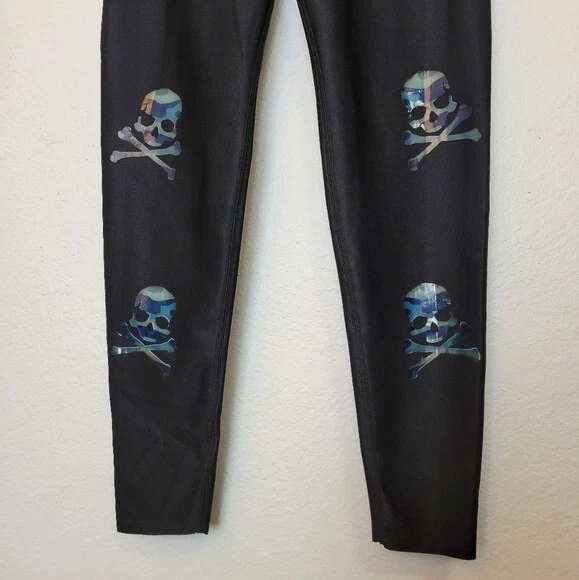 Soulcycle X Ultracor Talla XS Negro Camuflaje Calavera Segunda Piel Ciclismo Leggings Foto 4 de 4