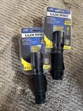 2x LUX PRO 400 Lumens 4 Modes Ultra-Bright LED Flashlight LP600V2 w/ Batteries
