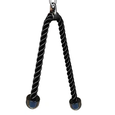 120cm Long Tricep Rope Pull Down Attachment Machine for Home Gym Pulley System