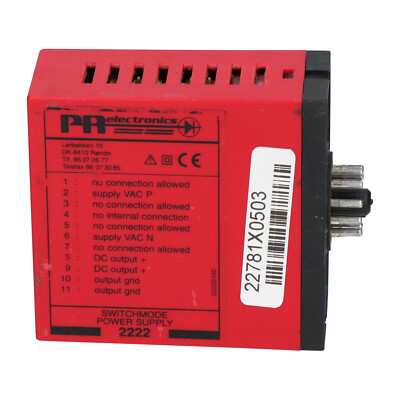 PR Electronics 2222B1 Switchmode Power Supply Nmp Primary Technology Used UMP