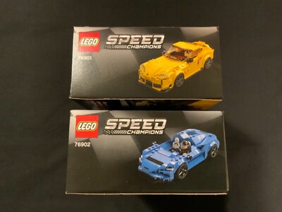 Lot of 2 NEW LEGO Speed Champions: Toyota GR Supra 76901 & McLaren
