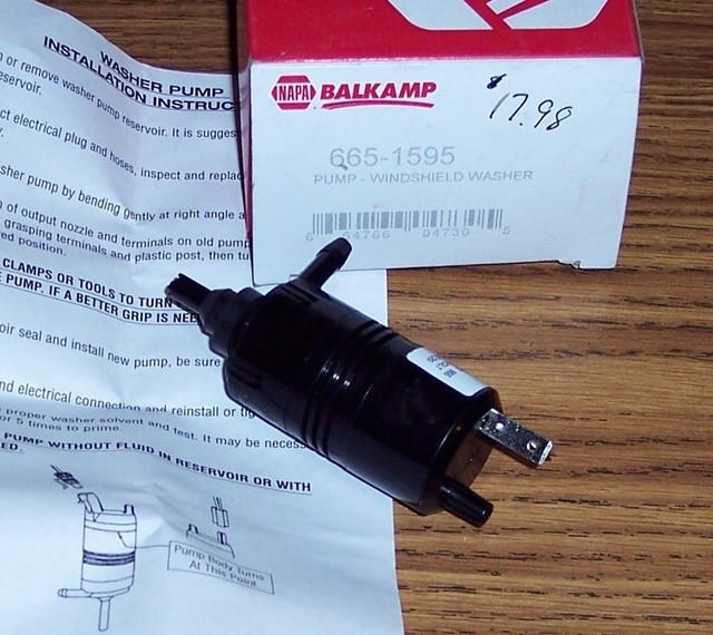 NAPA 6651595, WINDSHIELD Washer Pump NIP eBay