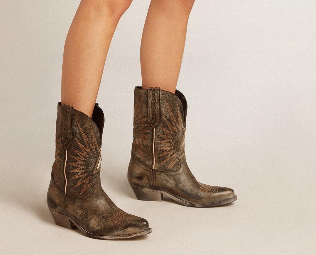 Golden Goose Wishstar leather western boots GWF00136 F004885 Golden Goose Wishstar leather western boots GWF00136 F004885