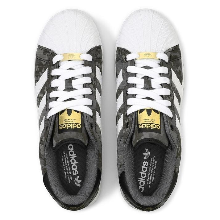 adidas Originals Superstar XLG Core Black White Grey Five adidas Originals Superstar XLG Core Black White Grey Five