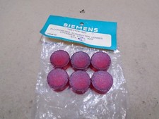 6 Lot NEW Siemens 3SB1910-0DC Illuminated Pushbutton Lenses Extended Red