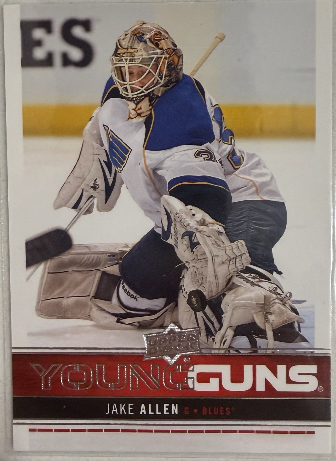 2012-13 Upper Deck - Young Guns Jake Allen #244 (RC)