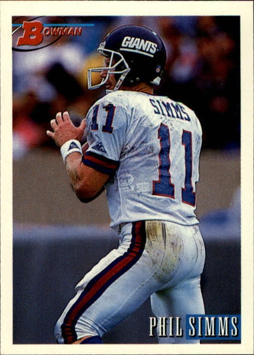 1993 Bowman #185 Phil Simms - FB