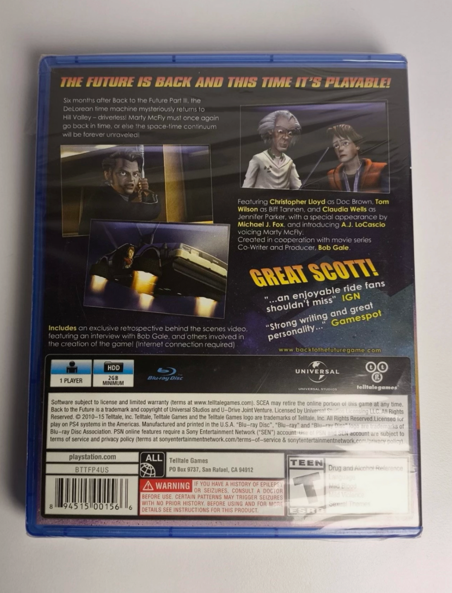 Back to the Future: The Game - 30th Anniversary Edition (Sony