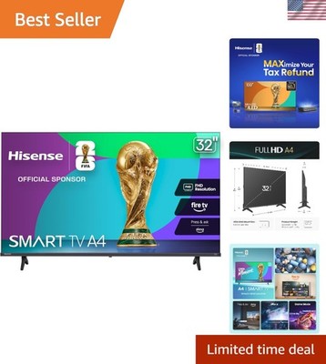32-Inch Class A4 Series Smart Fire TV - Immerse in FHD 1080p, Alexa Built In