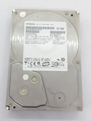 HITACHI **1TB***SATA HARD DRIVE S/N: MS1XU5EK 3.5'' #FP4535