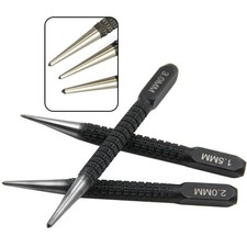 3Pc Center Punch Set Positioning Drill Punch Pin Tool Metal Wood Locator Kit