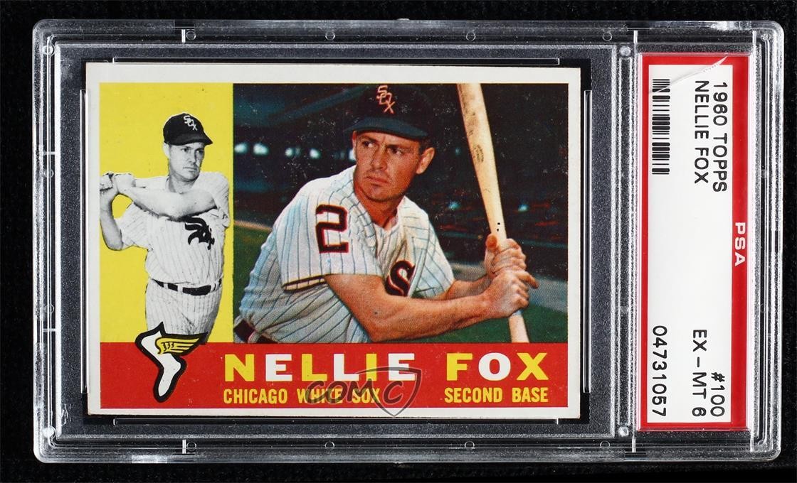 1960 Topps Nellie Fox #100 PSA 6 HOF 2d2