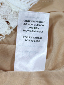 NWT LuLu&rsquo;s Ivory Lace Ruffled Romper Women&rsquo;s M V-Neck Lined Feminine Boho