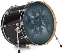 Vinyl Decal Skin for 20" Bass Kick Drum Head Eclipse