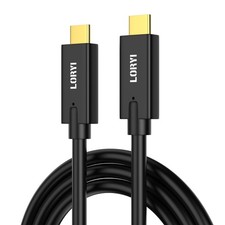 3FT USB C To USB C Cable 240W 40Gbps Data Transfer 4K 144Hz Thunderbolt 4/3 PD