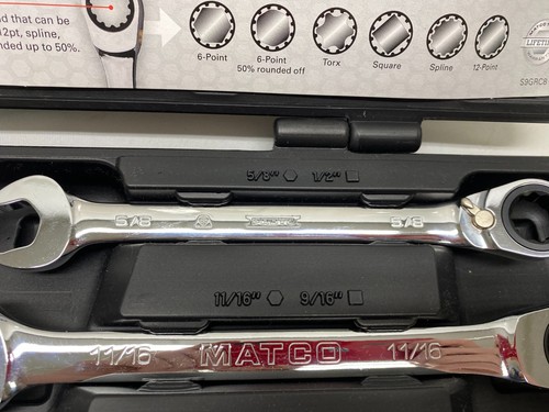 Juego de llaves Matco Tools SAE S9GRC8 incompleto - Imagen 4 de 5