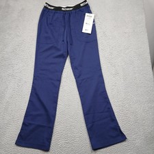 Grey's Anatomy Pants Womens XS Indigo Active 4273 3 Pocket Logo Waist Scrub