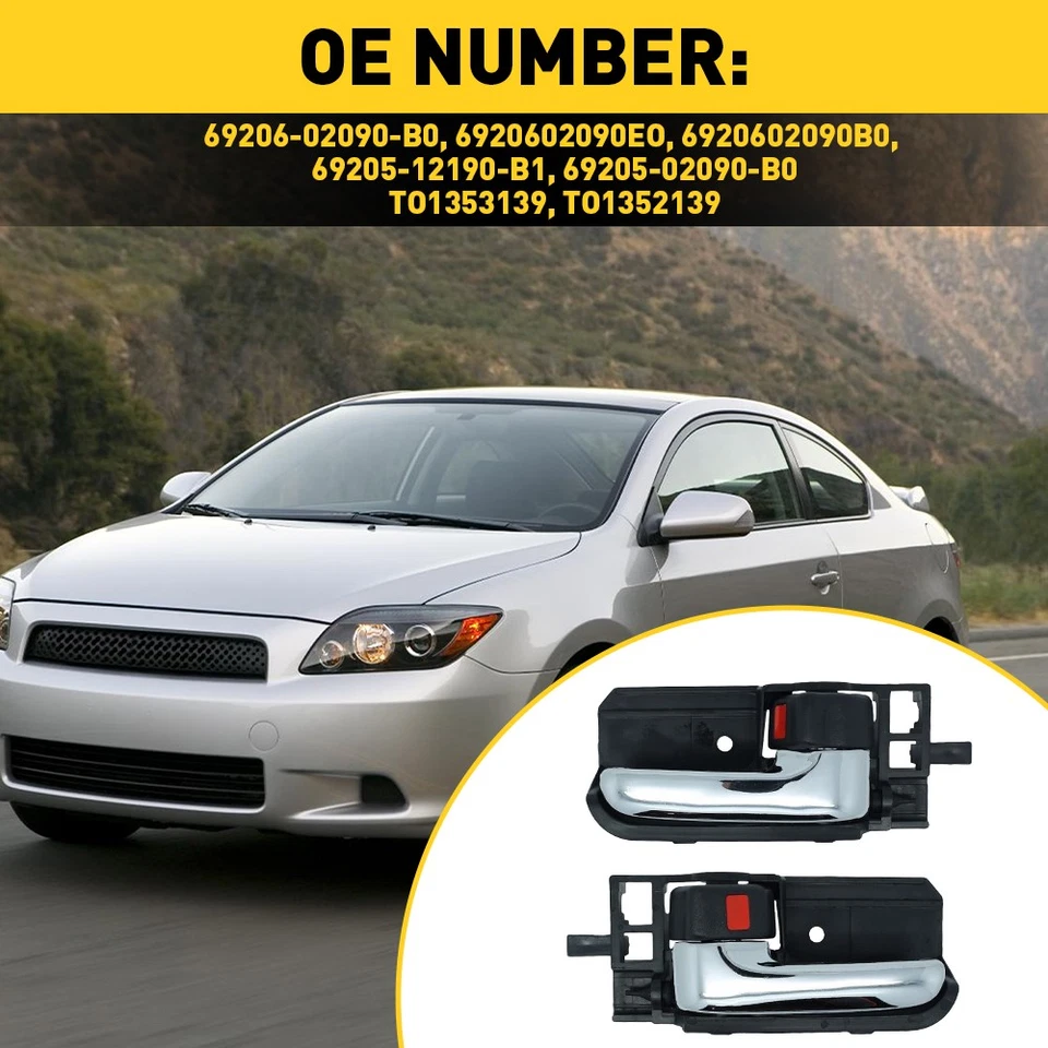 Kit de reparación de manijas de puerta interior diestro y derecho para Pontiac Vibe Base GT 2003-2008 Foto 2 de 4