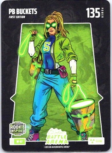 Bo Jackson Battle Arena PB BUCKETS `Paige Bueckers` Battlefoil Glow #BF-67 (RC)