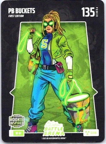 Bo Jackson Battle Arena PB BUCKETS `Paige Bueckers` Battlefoil Glow #BF-67 (RC)