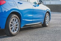 Maxton Design Seitenschweller Ansatz (Paar) Passend FüR BMW X2 F39 M-Paket Schwa