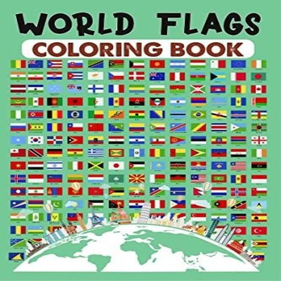 Word Flags Coloring Book Nikolas Norbert Paperback Repro India Li