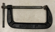Vintage Craftsman 66728 USA 8"Heavy Duty C-Clamp Great Condition Made In USA
