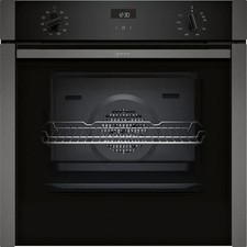 Neff B3ACE4HG0B N50 Slide and Hide Built In Electric Single 60cm Oven Graphite