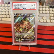 Leafeon V (Alternate Full Art) 167/203 SWSH07: Evolving Skies Holo