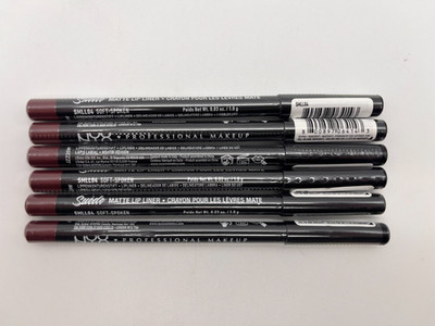6x NYX PROFESSIONAL MAKEUP SUEDE MATTE LIP LINER PENCIL *YOU CHOOSE* MR 649