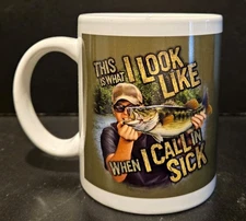 Leanin' Tree Coffee Mug "Fisherman"