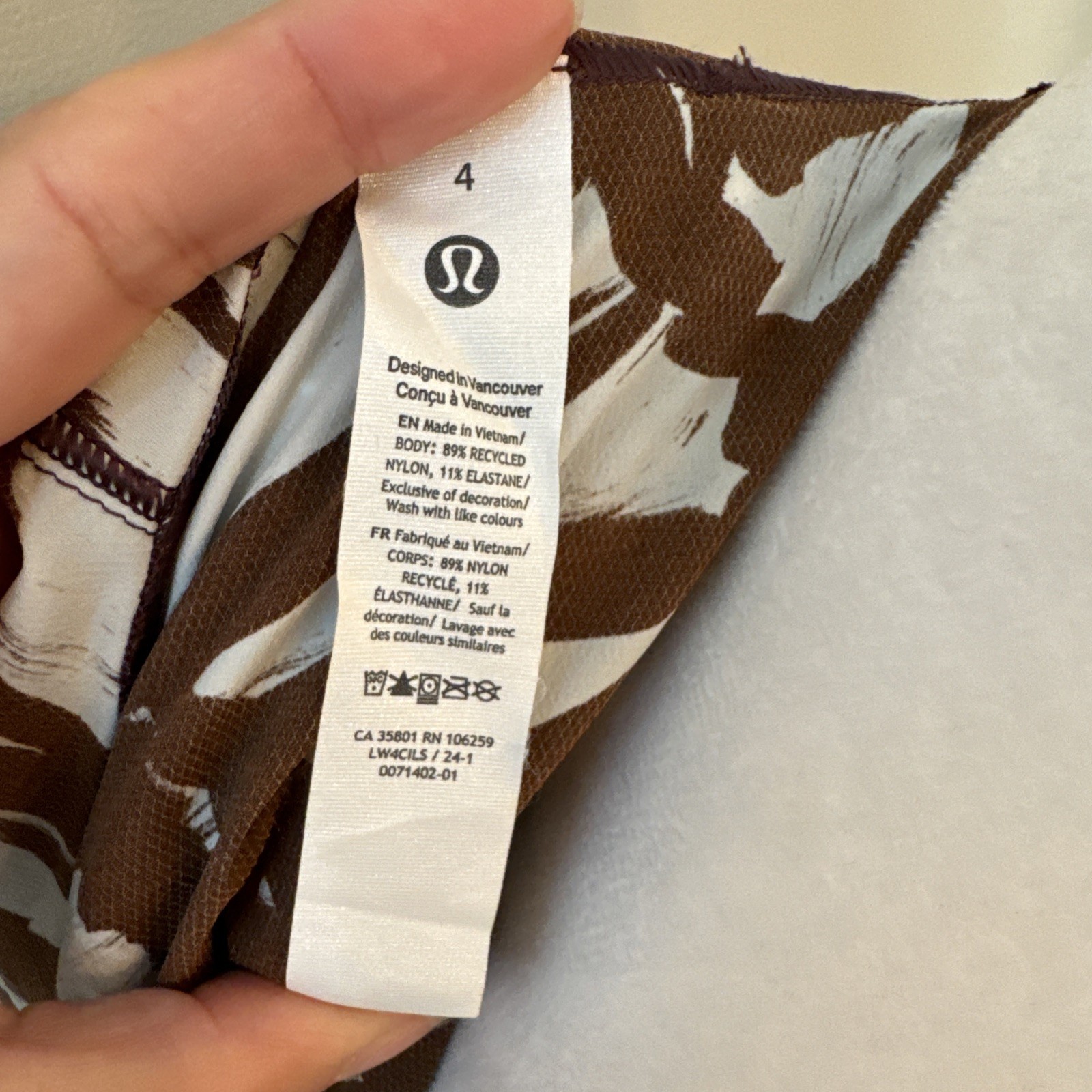 Lululemon Packable Jacket Monarch Bloom Nylon Win… - image 10