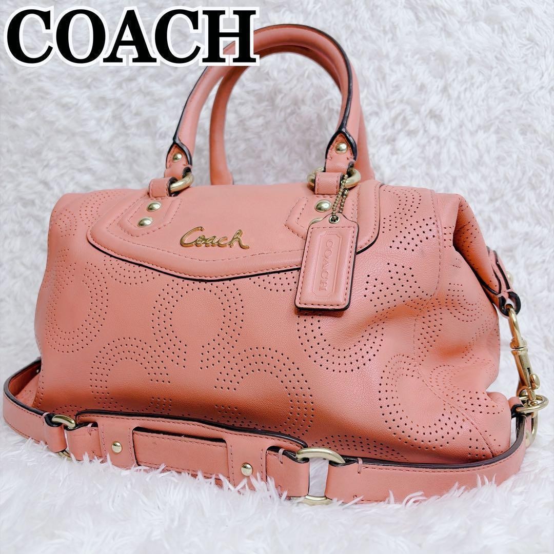 COACH Ashley Vintage Boston Bag mini y2k 31a - Gem