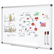 Gianna Magnetic Dry Erase Board Aluminum Frame Whiteboard