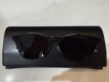 Saint Laurent SL 28 Metal 001 Cat Eye Sunglasses Black Frame Gray Mirrored