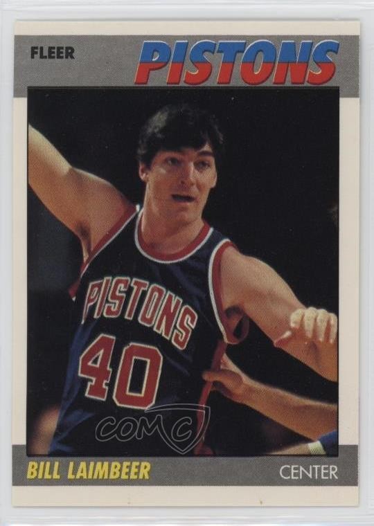 1987-88 Fleer Bill Laimbeer #61