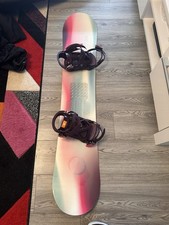 Wedze 142cm Snowboard With Binders and Grips
