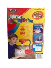 NEW Vintage - Rose Art Light Art Drawing Station