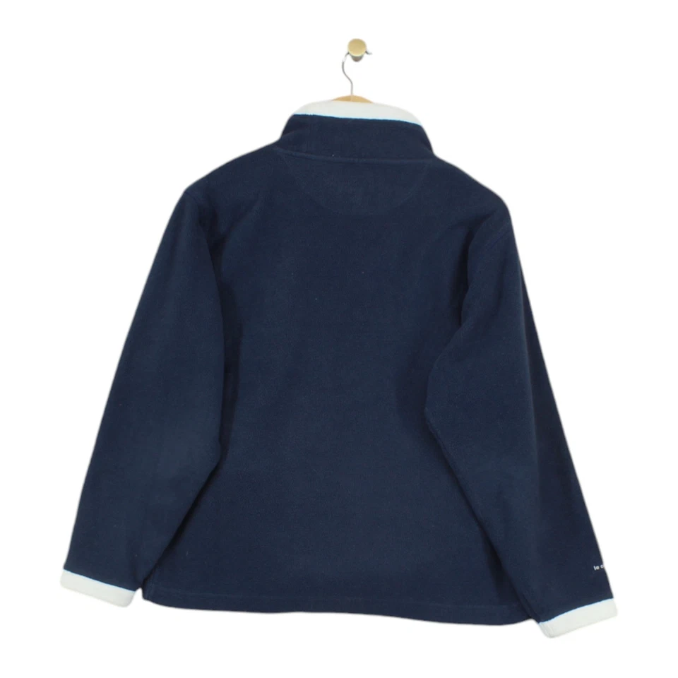 Sudadera polar vintage Le Coq Sportif para mujer talla 14 azul Y2K cuello alto Foto 2 de 4
