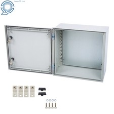 NEMA 3X IP65 Junction Box, 16x16x8Inch Fiberglass, for Outdoor Use