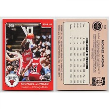 Star '85 Michael Jordan #101 Rookie Card Reprint. rookie card picture