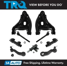 TRQ Front 11 pc Steering & Suspension Kit Lower Control Arms Pitman & Idler Arms