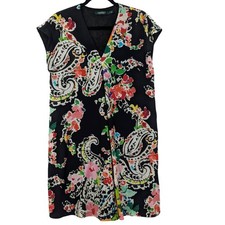 Lauren Ralph Lauren Paisley Floral Dress Women Size 6 Shift Office Boho Resort 